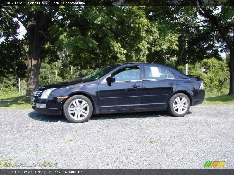 Black / Charcoal Black 2007 Ford Fusion SEL V6