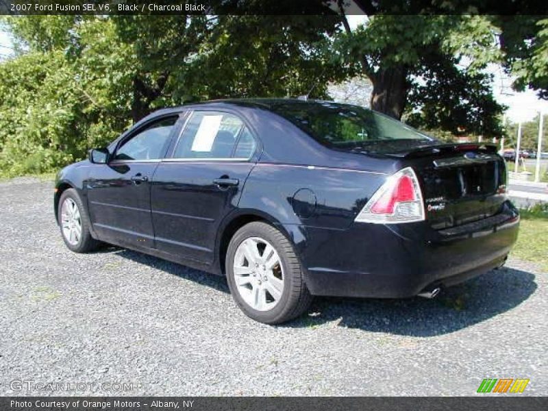 Black / Charcoal Black 2007 Ford Fusion SEL V6