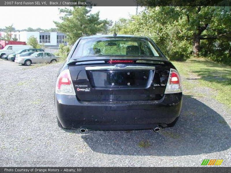 Black / Charcoal Black 2007 Ford Fusion SEL V6