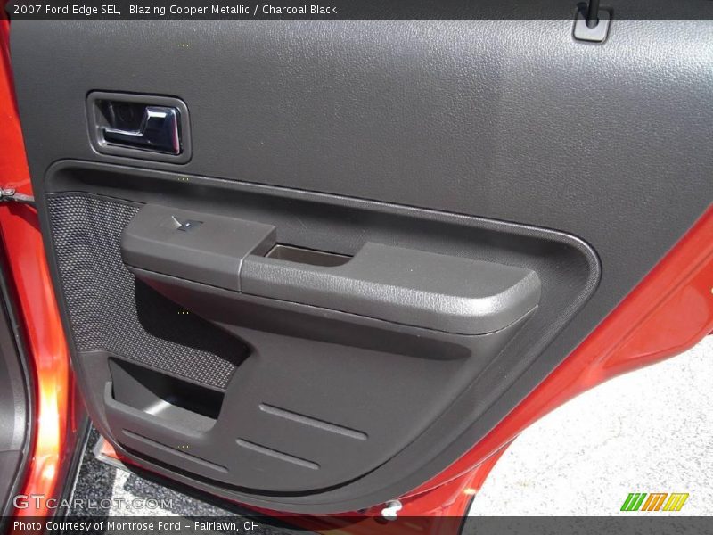 Blazing Copper Metallic / Charcoal Black 2007 Ford Edge SEL