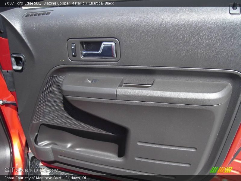 Blazing Copper Metallic / Charcoal Black 2007 Ford Edge SEL