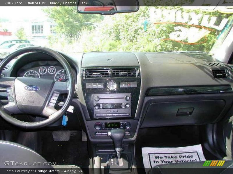 Black / Charcoal Black 2007 Ford Fusion SEL V6