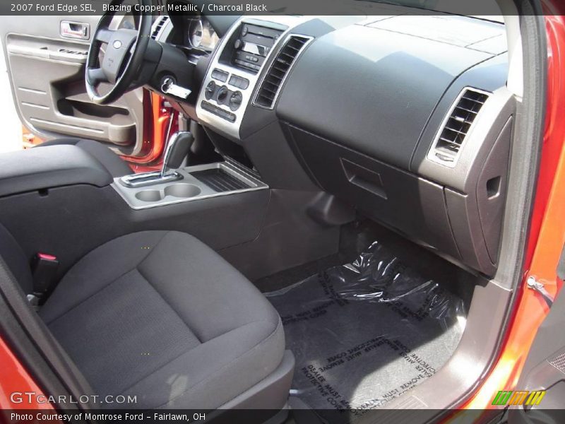 Blazing Copper Metallic / Charcoal Black 2007 Ford Edge SEL