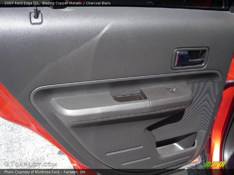 Blazing Copper Metallic / Charcoal Black 2007 Ford Edge SEL
