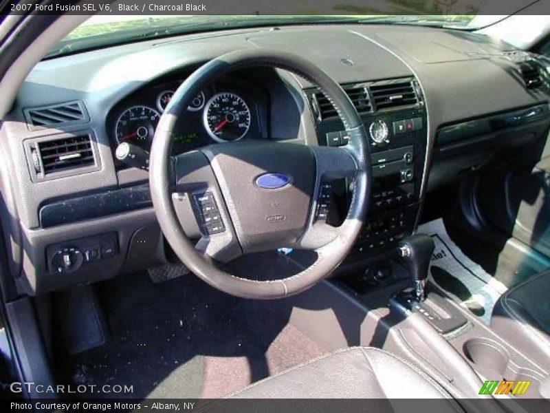 Black / Charcoal Black 2007 Ford Fusion SEL V6