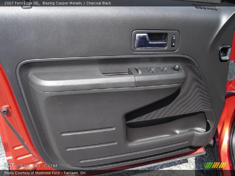 Blazing Copper Metallic / Charcoal Black 2007 Ford Edge SEL