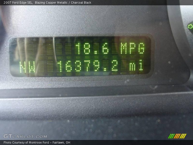 Blazing Copper Metallic / Charcoal Black 2007 Ford Edge SEL