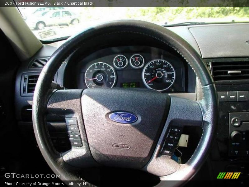 Black / Charcoal Black 2007 Ford Fusion SEL V6