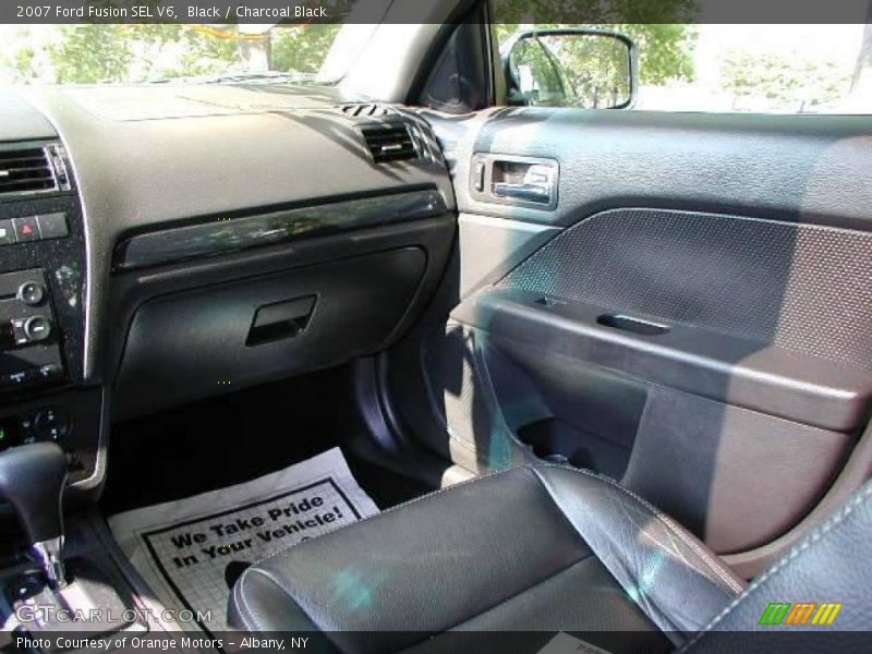 Black / Charcoal Black 2007 Ford Fusion SEL V6