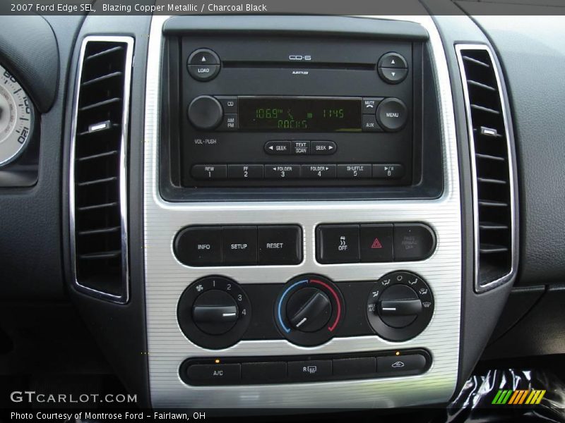Blazing Copper Metallic / Charcoal Black 2007 Ford Edge SEL