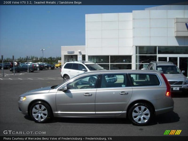Seashell Metallic / Sandstone Beige 2008 Volvo V70 3.2
