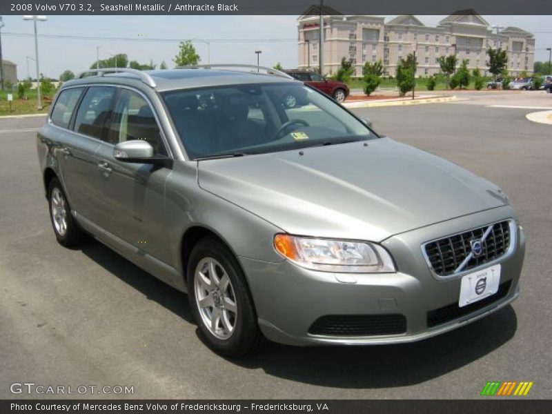 Seashell Metallic / Anthracite Black 2008 Volvo V70 3.2