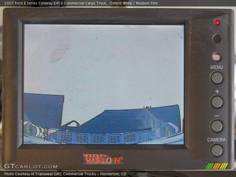 Oxford White / Medium Flint 2007 Ford E Series Cutaway E450 Commercial Cargo Truck