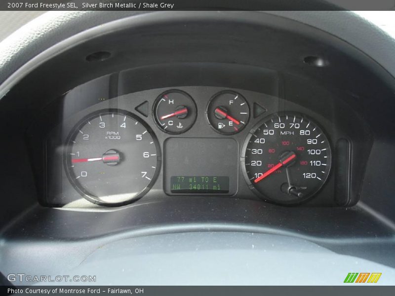 Silver Birch Metallic / Shale Grey 2007 Ford Freestyle SEL