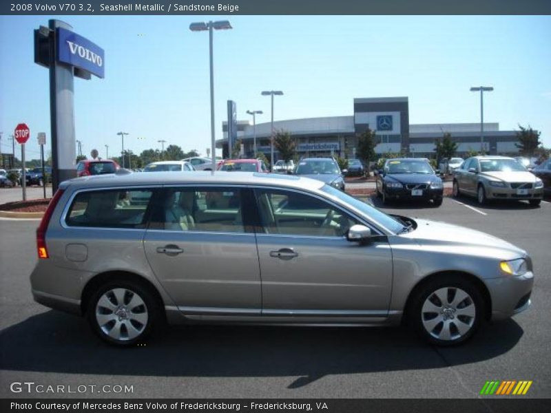 Seashell Metallic / Sandstone Beige 2008 Volvo V70 3.2