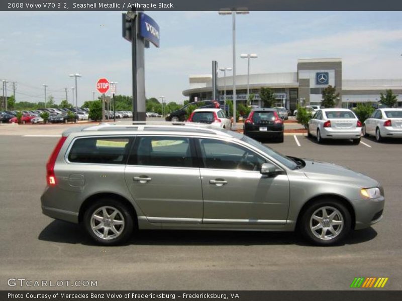 Seashell Metallic / Anthracite Black 2008 Volvo V70 3.2