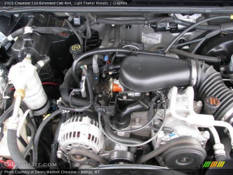 Light Pewter Metallic / Graphite 2002 Chevrolet S10 Extended Cab 4x4