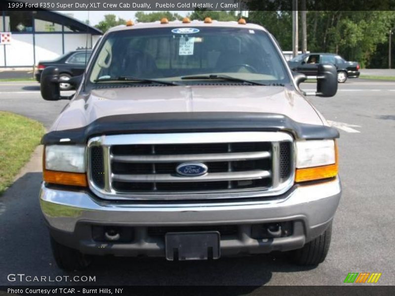 Pueblo Gold Metallic / Camel 1999 Ford F350 Super Duty XLT Crew Cab Dually