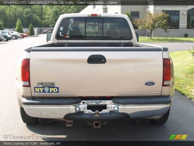 Pueblo Gold Metallic / Camel 1999 Ford F350 Super Duty XLT Crew Cab Dually