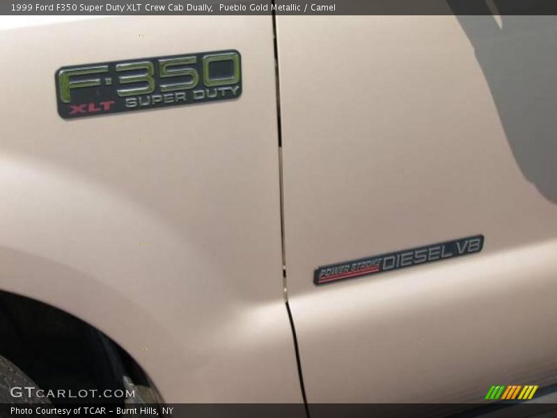 Pueblo Gold Metallic / Camel 1999 Ford F350 Super Duty XLT Crew Cab Dually