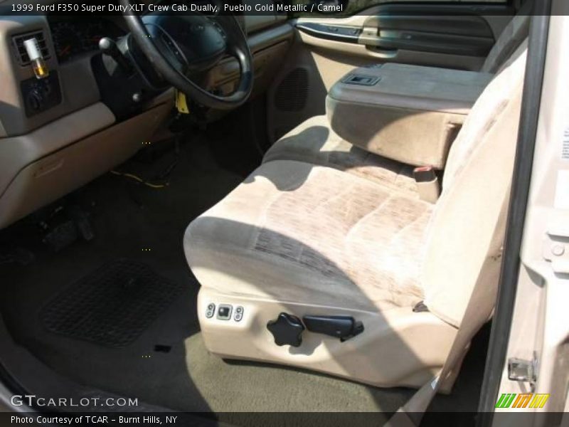 Pueblo Gold Metallic / Camel 1999 Ford F350 Super Duty XLT Crew Cab Dually