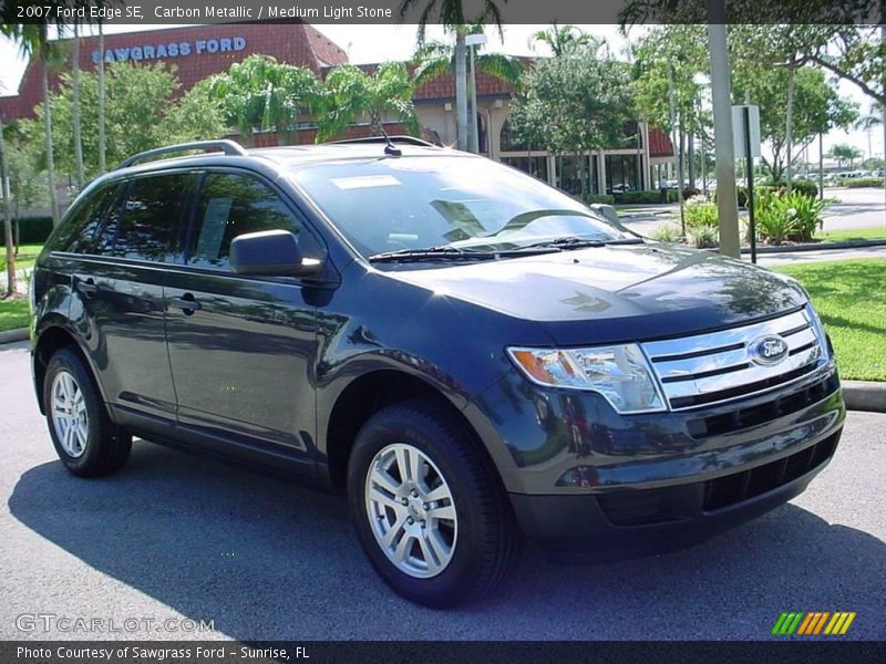 Carbon Metallic / Medium Light Stone 2007 Ford Edge SE