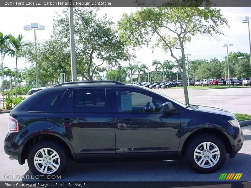 Carbon Metallic / Medium Light Stone 2007 Ford Edge SE