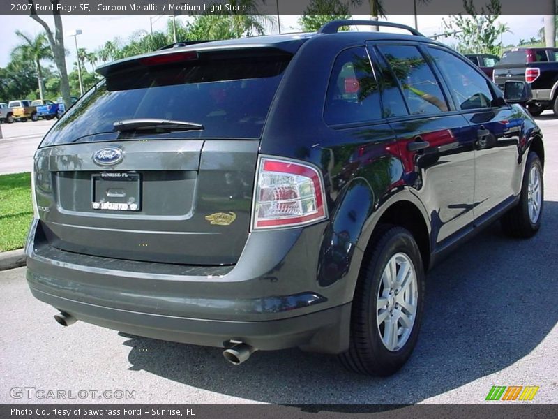 Carbon Metallic / Medium Light Stone 2007 Ford Edge SE
