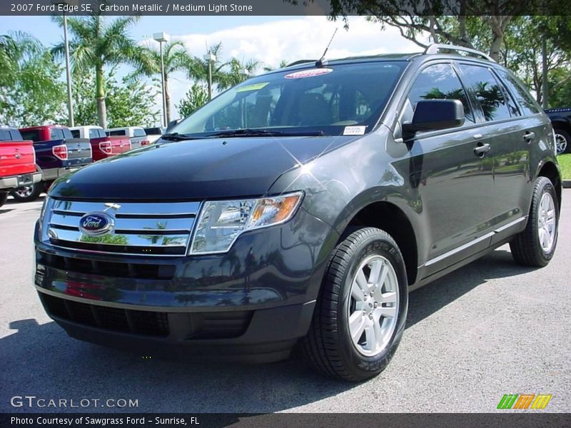 Carbon Metallic / Medium Light Stone 2007 Ford Edge SE