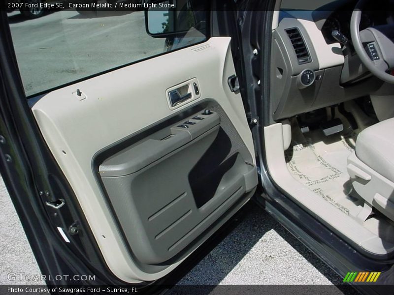 Carbon Metallic / Medium Light Stone 2007 Ford Edge SE
