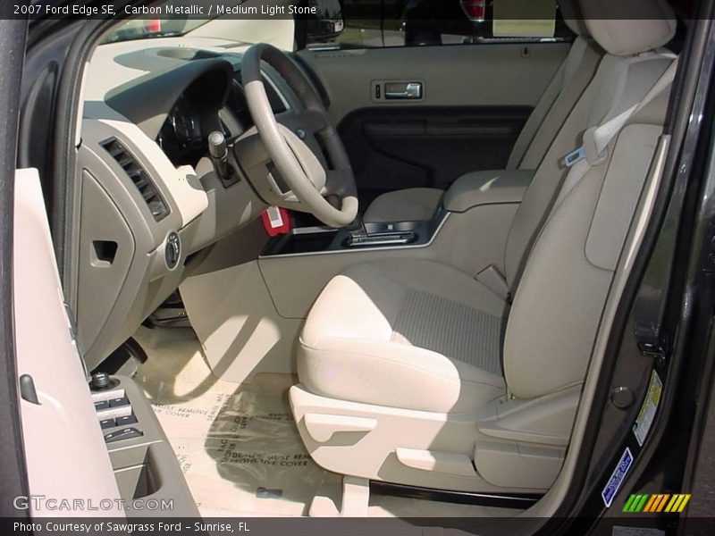 Carbon Metallic / Medium Light Stone 2007 Ford Edge SE