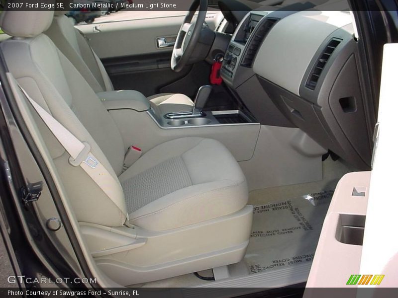 Carbon Metallic / Medium Light Stone 2007 Ford Edge SE