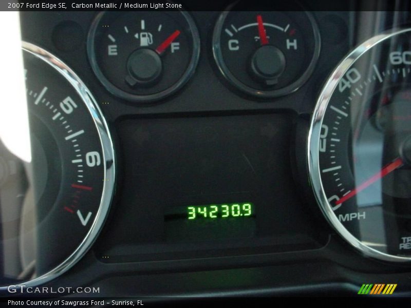 Carbon Metallic / Medium Light Stone 2007 Ford Edge SE