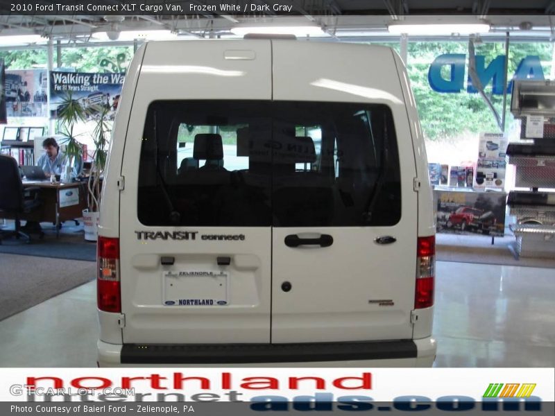 Frozen White / Dark Gray 2010 Ford Transit Connect XLT Cargo Van