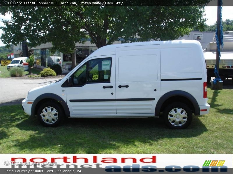Frozen White / Dark Gray 2010 Ford Transit Connect XLT Cargo Van