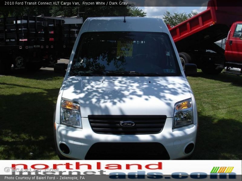 Frozen White / Dark Gray 2010 Ford Transit Connect XLT Cargo Van
