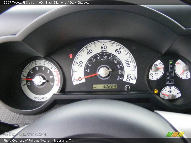 Black Diamond / Dark Charcoal 2007 Toyota FJ Cruiser 4WD