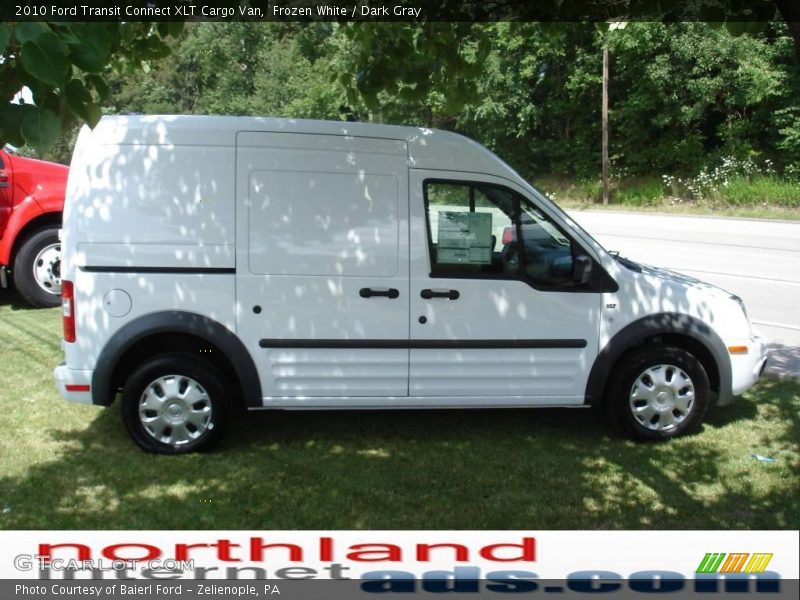 Frozen White / Dark Gray 2010 Ford Transit Connect XLT Cargo Van