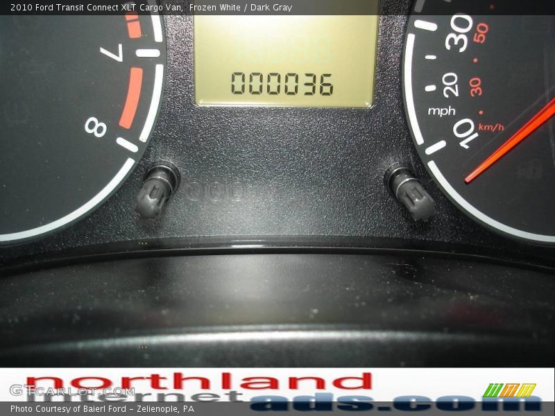 Frozen White / Dark Gray 2010 Ford Transit Connect XLT Cargo Van