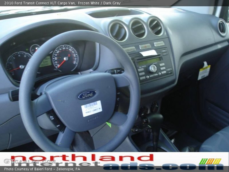 Frozen White / Dark Gray 2010 Ford Transit Connect XLT Cargo Van