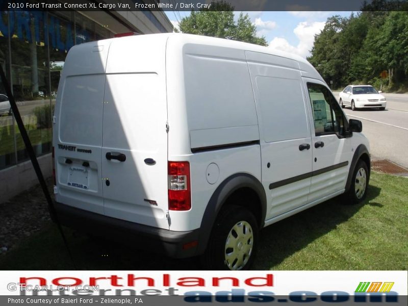 Frozen White / Dark Gray 2010 Ford Transit Connect XL Cargo Van