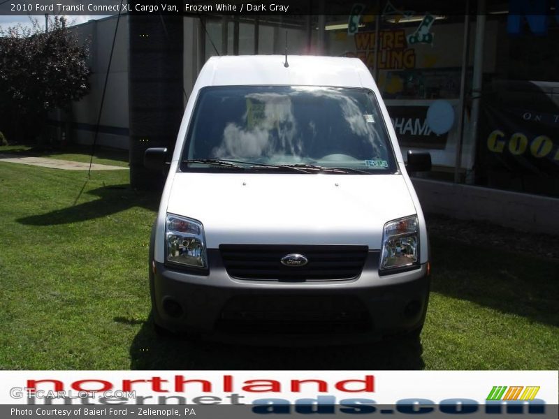 Frozen White / Dark Gray 2010 Ford Transit Connect XL Cargo Van