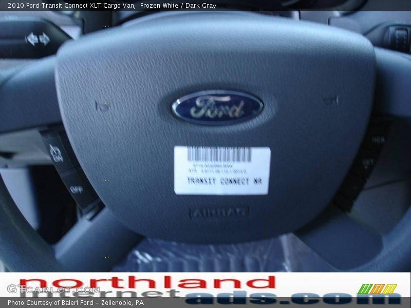 Frozen White / Dark Gray 2010 Ford Transit Connect XLT Cargo Van
