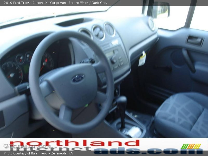 Frozen White / Dark Gray 2010 Ford Transit Connect XL Cargo Van