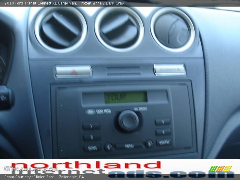 Frozen White / Dark Gray 2010 Ford Transit Connect XL Cargo Van