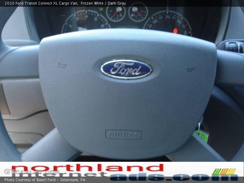 Frozen White / Dark Gray 2010 Ford Transit Connect XL Cargo Van