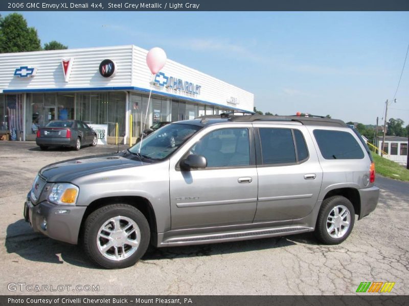 Steel Grey Metallic / Light Gray 2006 GMC Envoy XL Denali 4x4