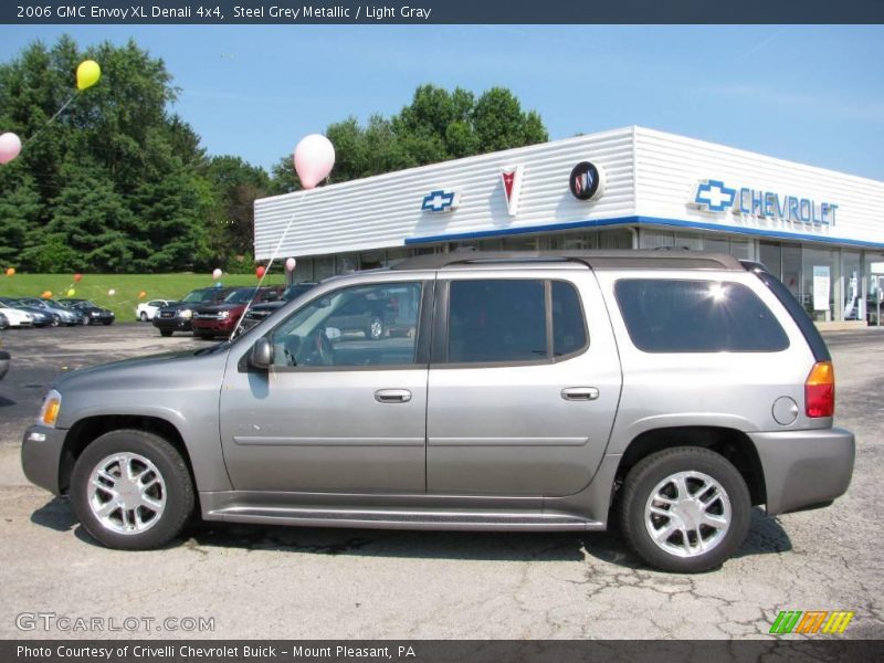 Steel Grey Metallic / Light Gray 2006 GMC Envoy XL Denali 4x4
