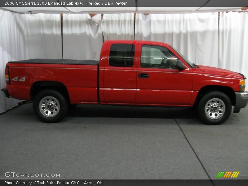 Fire Red / Dark Pewter 2006 GMC Sierra 1500 Extended Cab 4x4