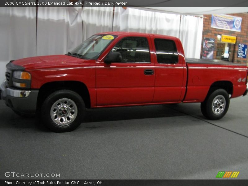 Fire Red / Dark Pewter 2006 GMC Sierra 1500 Extended Cab 4x4